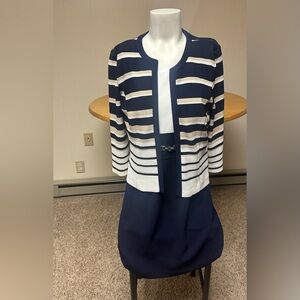 Studio One Striped Dress Set